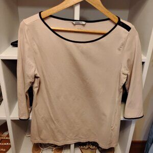 GUC H&M Pima Cotton Black Trim Tee